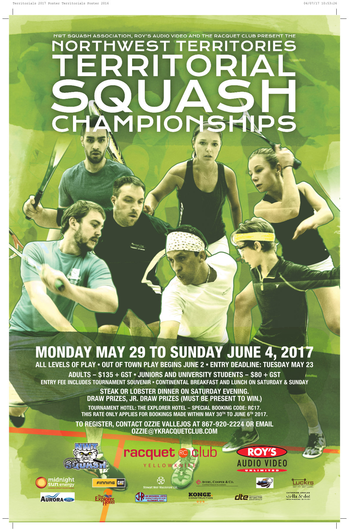 Territorial Squash Championships 2017