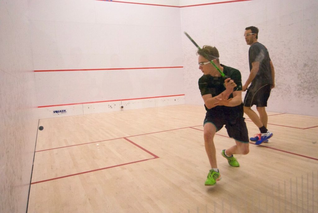 Great backhand form from Josh Pulfer