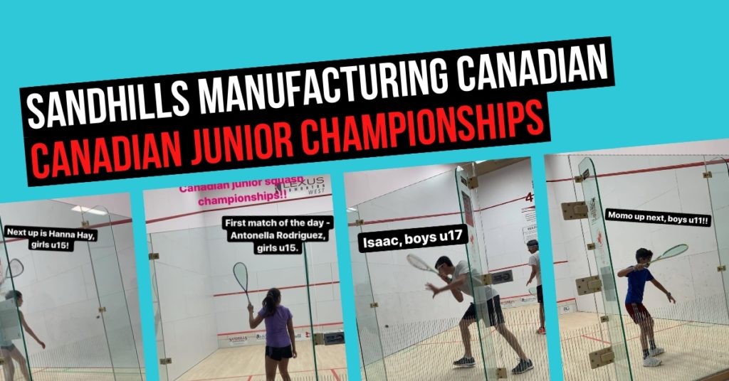 2019 Sandhills Manufacturing Canadian Junior Squash Championships